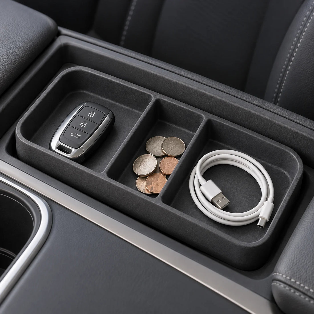 Center Console Catchall Tray — feature view