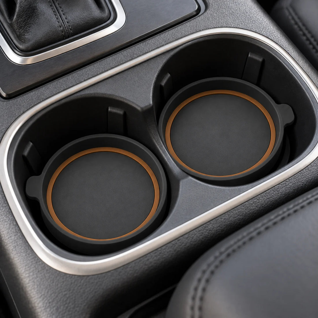 Cup Holder Coaster Pair — lifestyle view