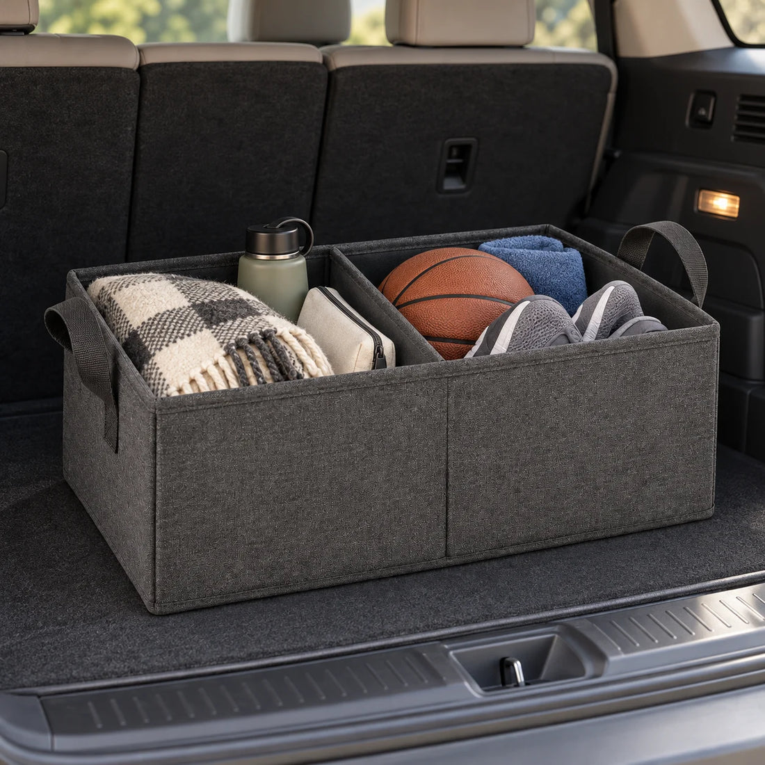 Foldable Trunk Storage Bin — lifestyle view
