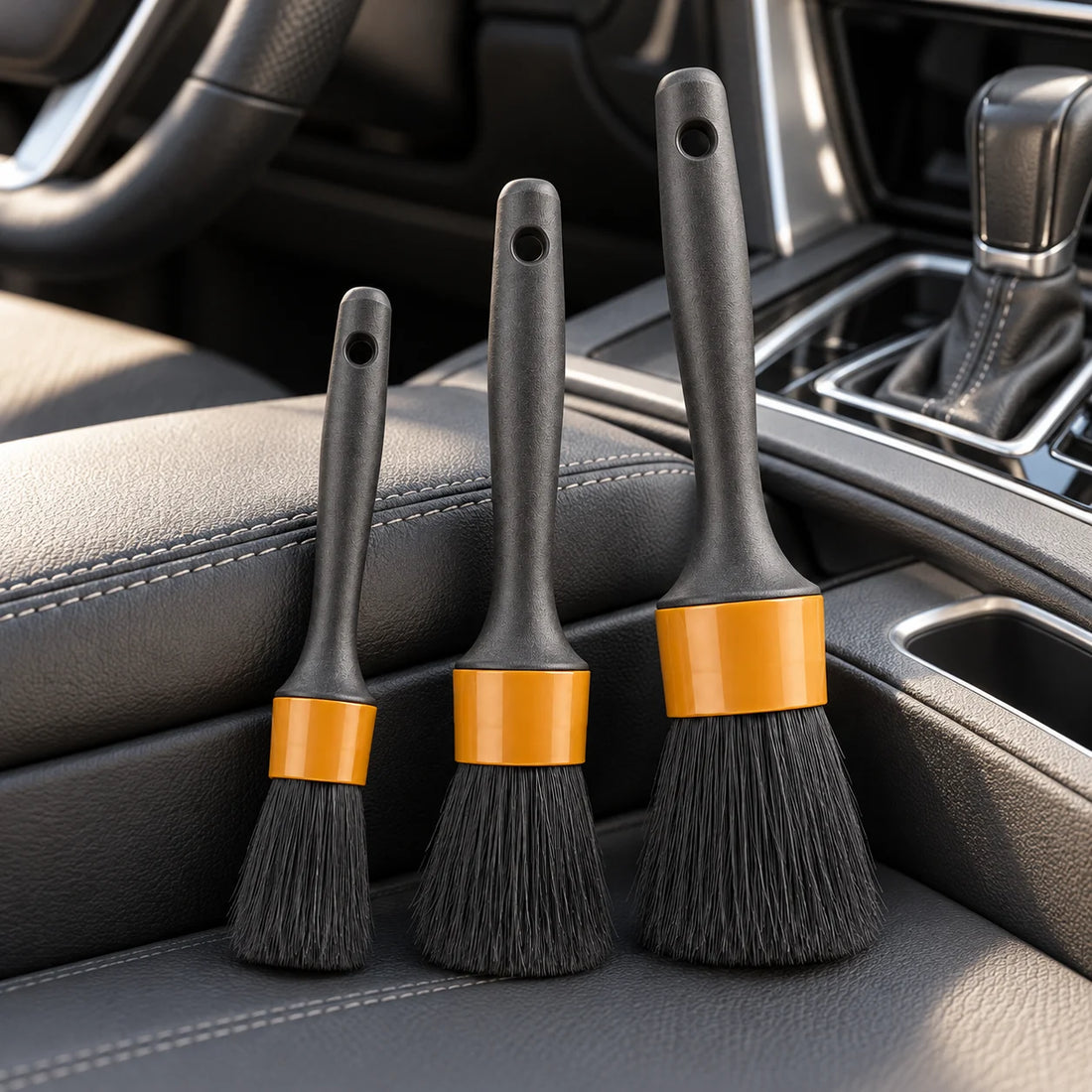 Interior Detail Brush Trio — lifestyle view