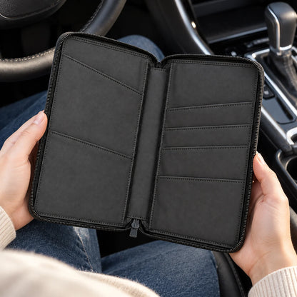 Car Document Wallet — lifestyle view