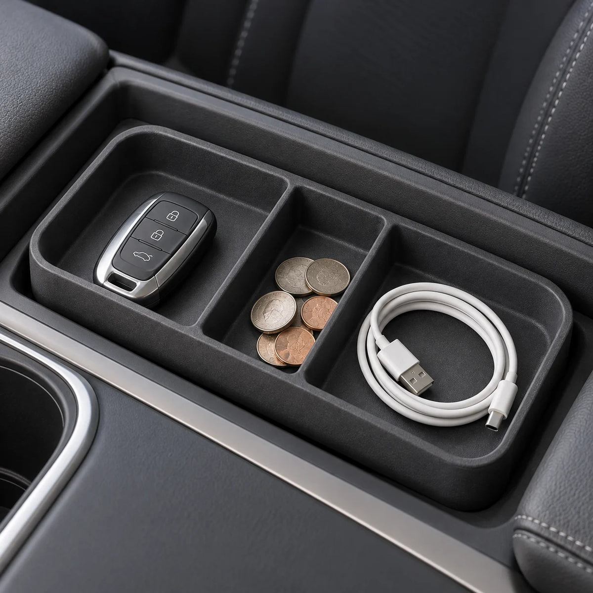 Center Console Catchall Tray — feature view