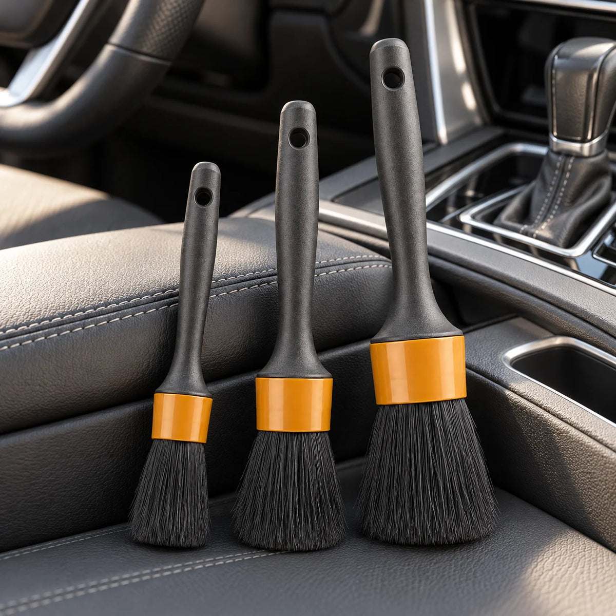 Interior Detail Brush Trio — lifestyle view