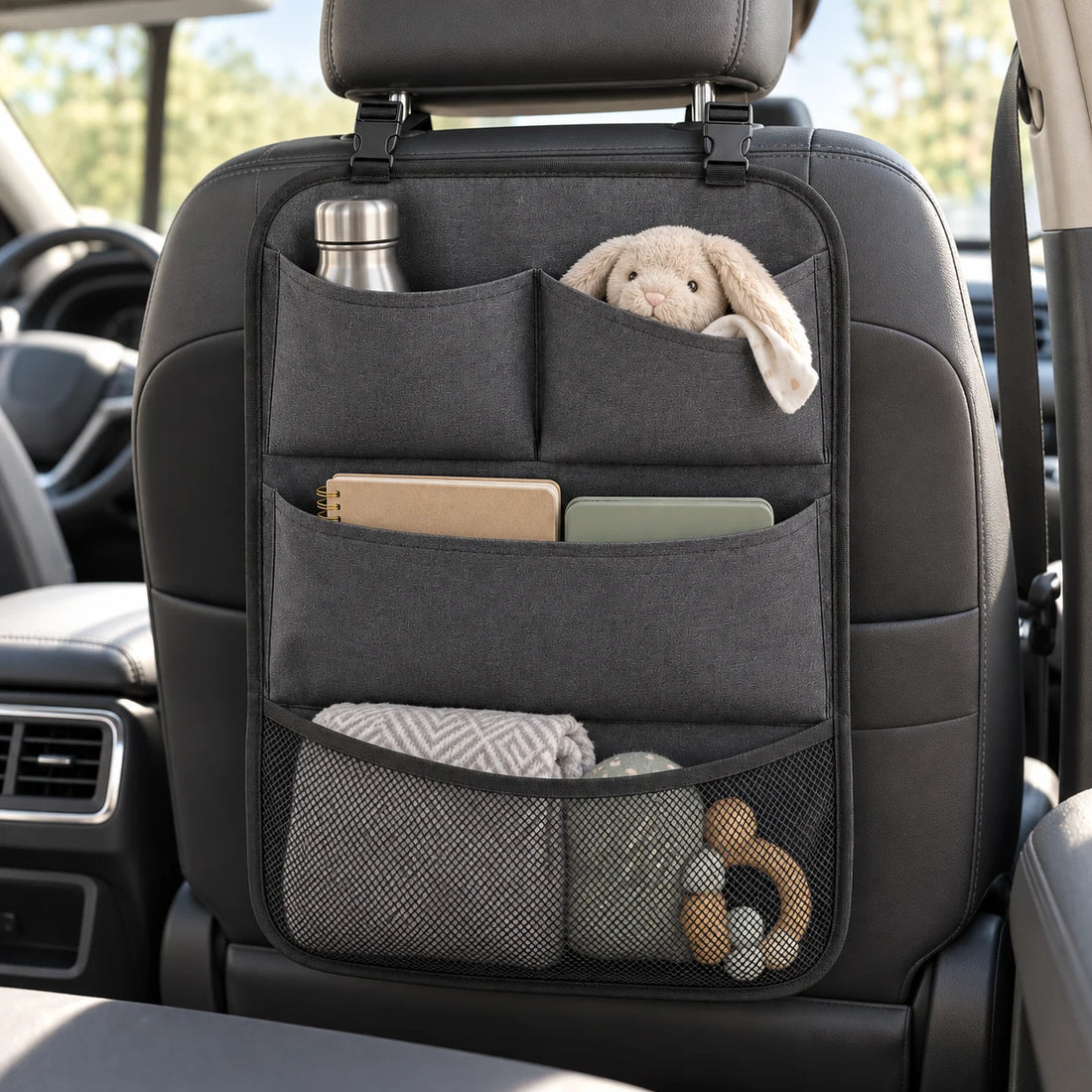 Seatback Pocket Organizer — lifestyle view